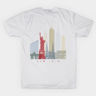 New York skyline poster T-Shirt